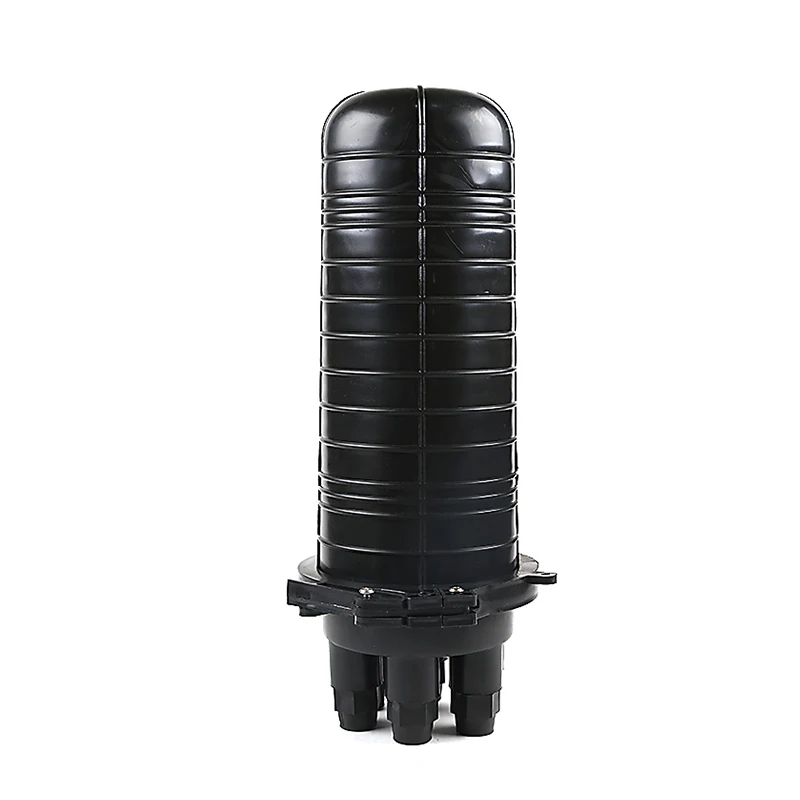 

3 in 3 out vertical cable connector box 6 hole barrel connector type fiber fusion box horizontal cable connection box PP materia