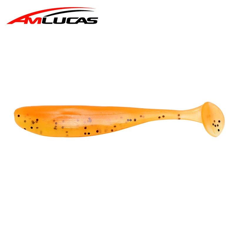Amlucas 75 мм 2,1 г 6 шт. воблеры рыболовные силиконовые приманки Swimbait шэд гольян Карп Рыбалка Искусственные Мягкие приманки WW1027