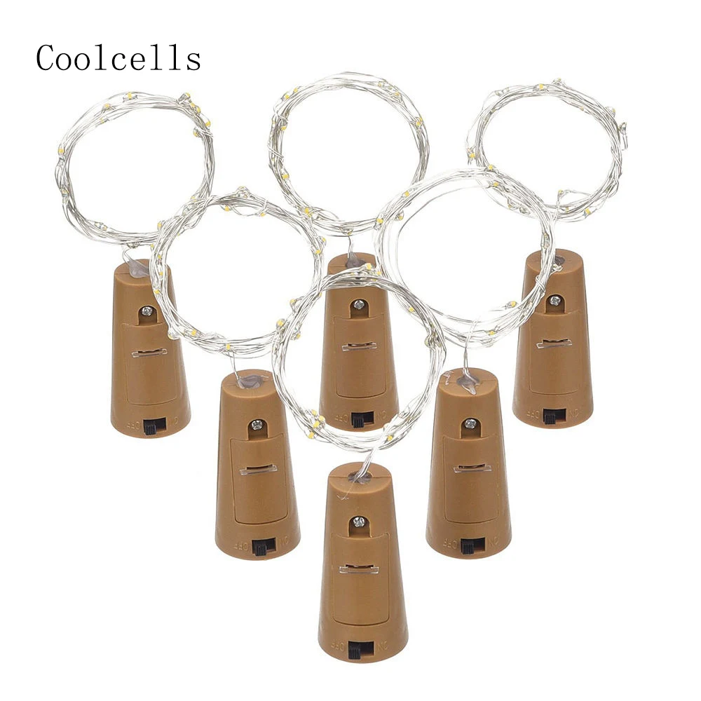 Ночник в форме пробки 20 светодиодов Звездный светильник лампа для винных бутылок