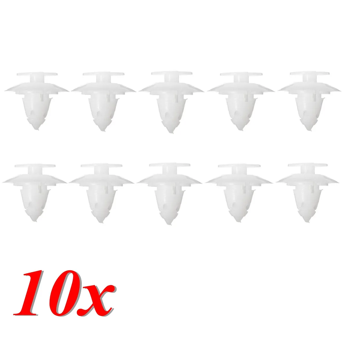 Белый бампер 10 шт./компл. крепежная накладка передние и задние зажимы для Ford Ka 1996