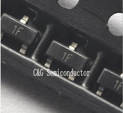 100 шт. триодный транзистор SMD BC847B 1F 0.1A/45V NPN SOT23 | Электронные компоненты и