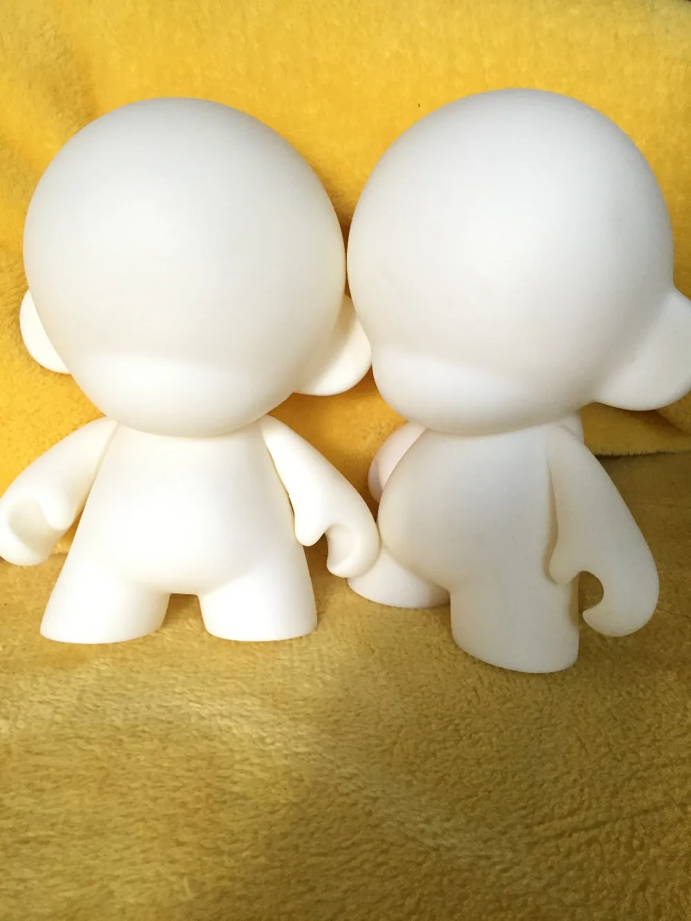 Фото 5 шт./лот 4,4 дюймовые белые куклы Kidrobot Munny Сделай Сам Виниловые художественные Фигурки игрушки с полипропиленовым пакетиком №2