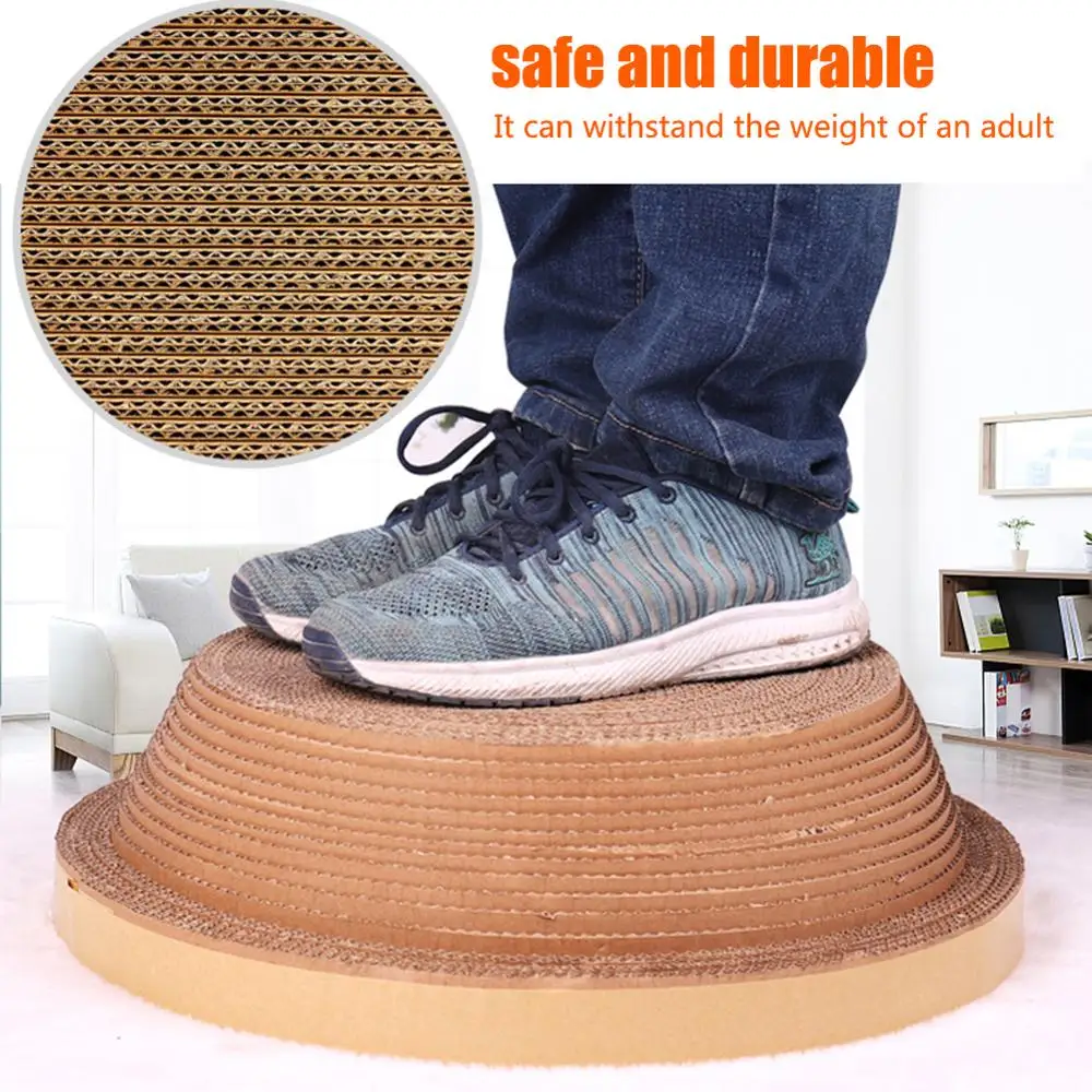 Складной коврик для кровати из переработанного гофрированного картона