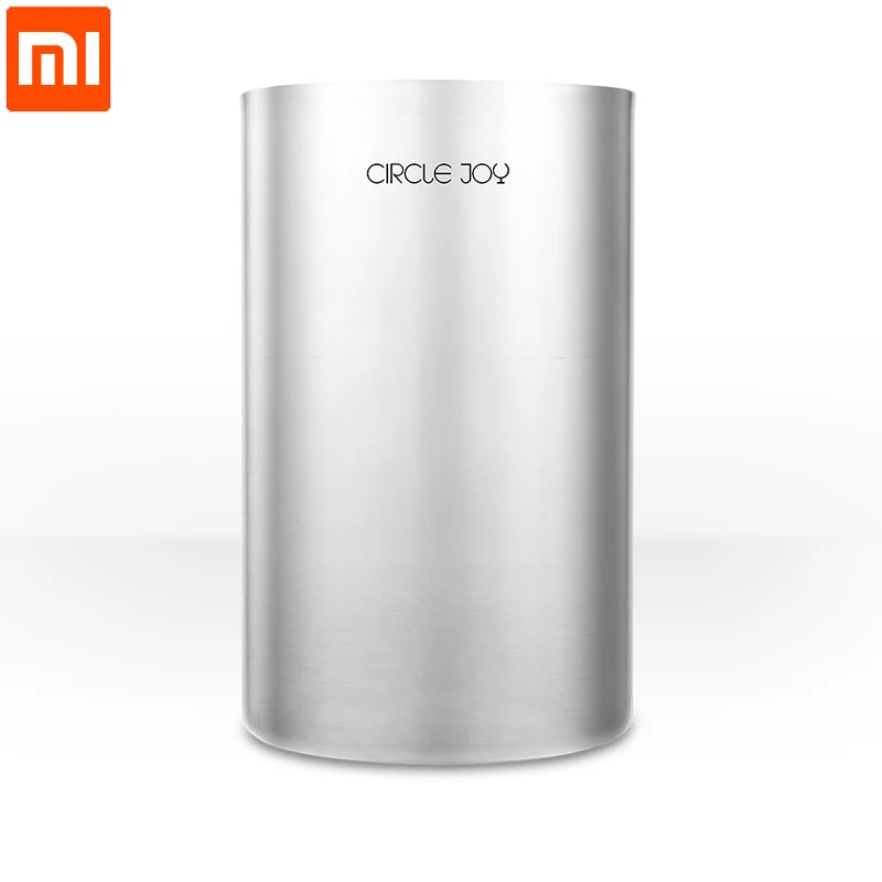 White Xiaomi Mijia Circle Joy из нержавеющей стали двойное ведро для льда эффективная изоляция мини ведро для льда для красного вина без кубика льда - Цвет: White