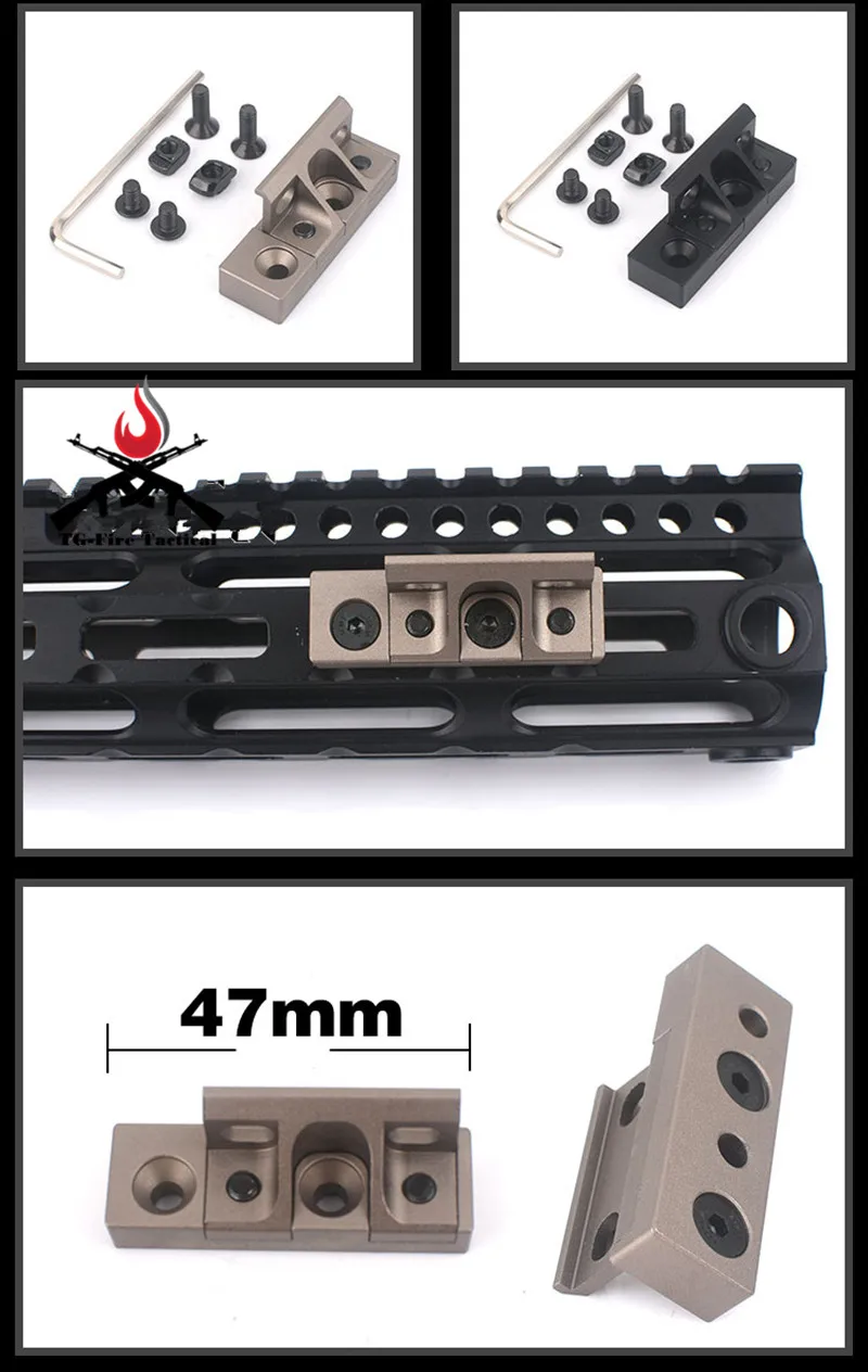 Тактическая Мягкая вспышка с креплением Mlok Keymod поворотное крепление для Surfire M300