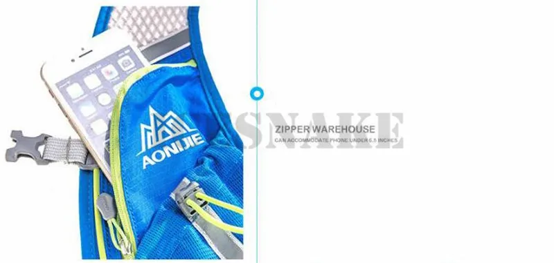 AONIJIE 8L Спорт на открытом воздухе водонепроницаемый бегущий рюкзак марафон для мужчин и женщин рюкзак сумка Жилет Жгут воды мочевого пузыря Сумка