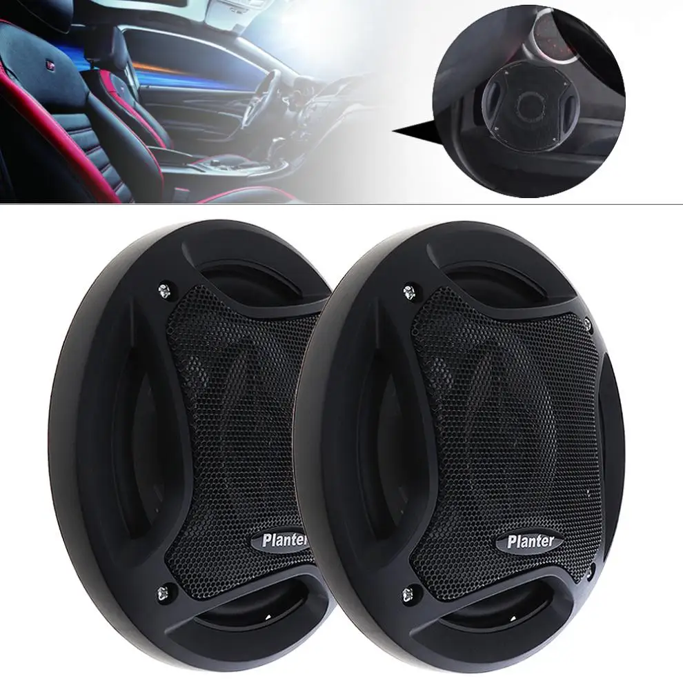 2шт 6 5 дюймов 400 Вт 12 в автомобильный HiFi коаксиальный динамик Автомобильная дверь