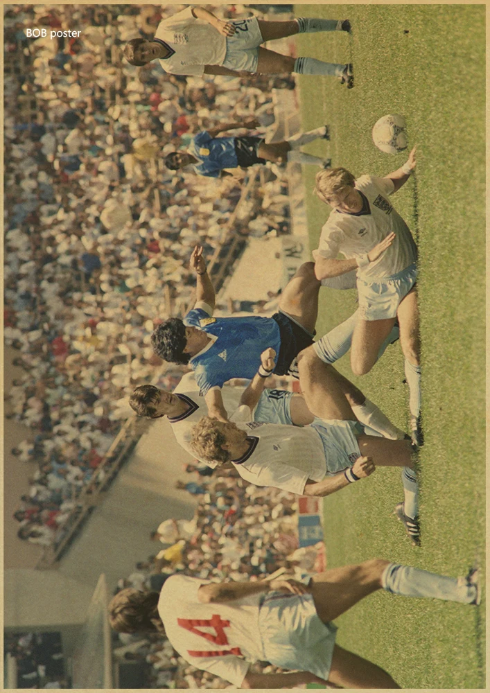P081 Diego Armando Maradona настенные плакаты Футбольная звезда крафт-бумага Ретро плакат домашний декор Дом Бар Паб гостиная ВИНТАЖНЫЙ ПЛАКАТ - Цвет: P081