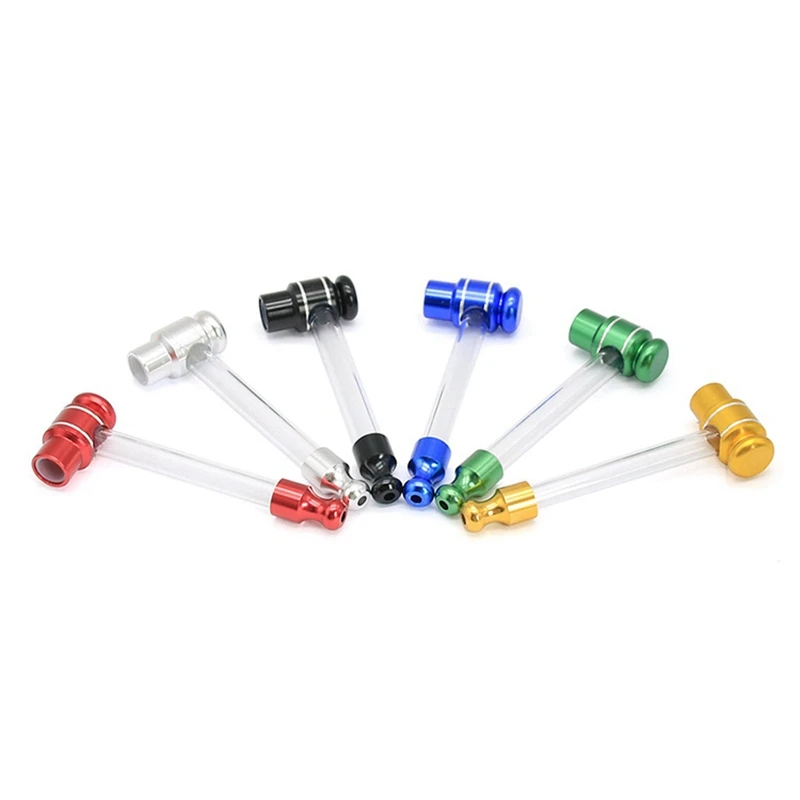 Стеклянная популярная дымовая трубка портативные мини табачные курительные