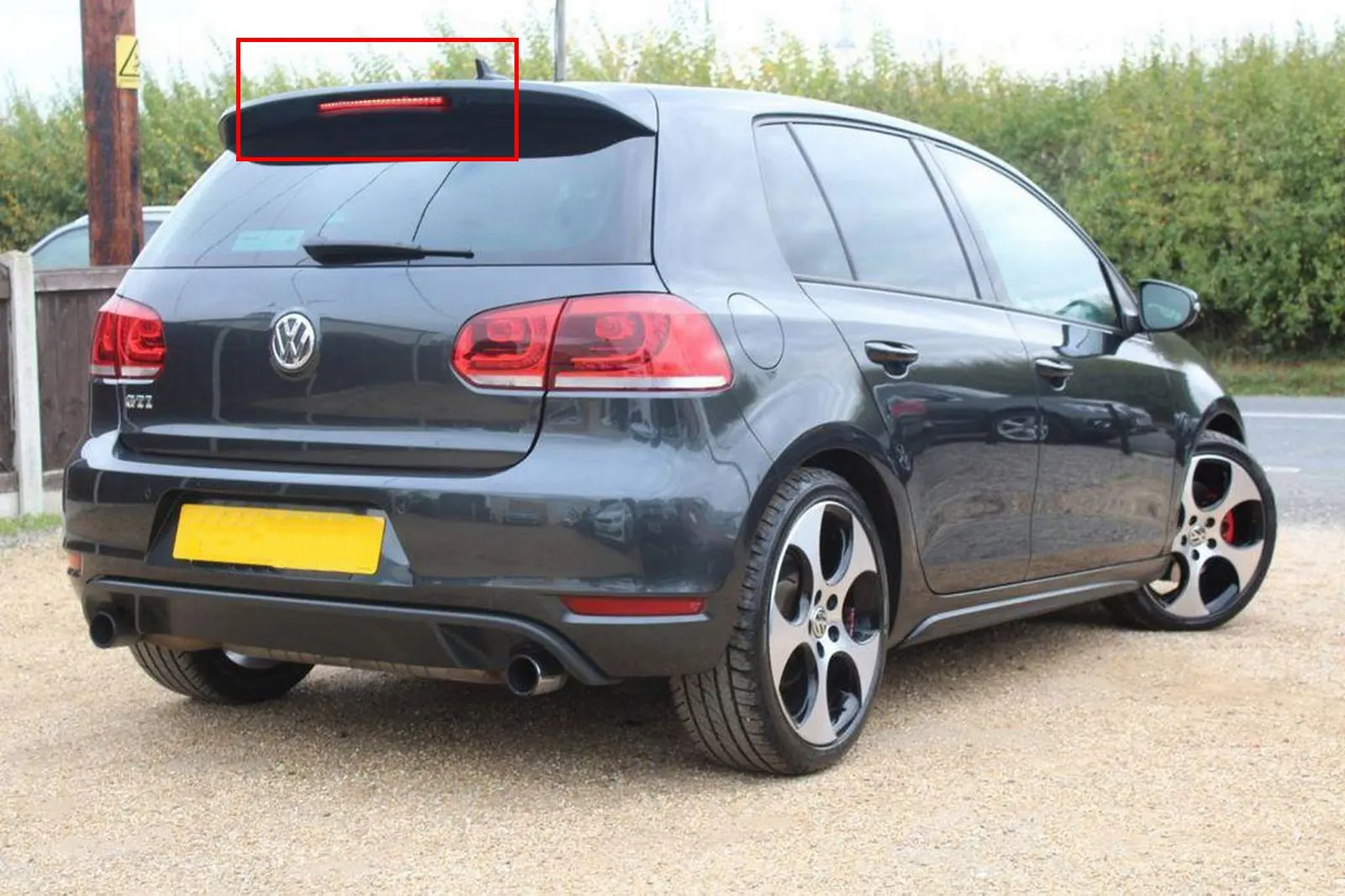 Черный светодиодный светильник стоп-сигнала высокого уровня для VW Golf V GTI R32 Passat R36 Polo 9N