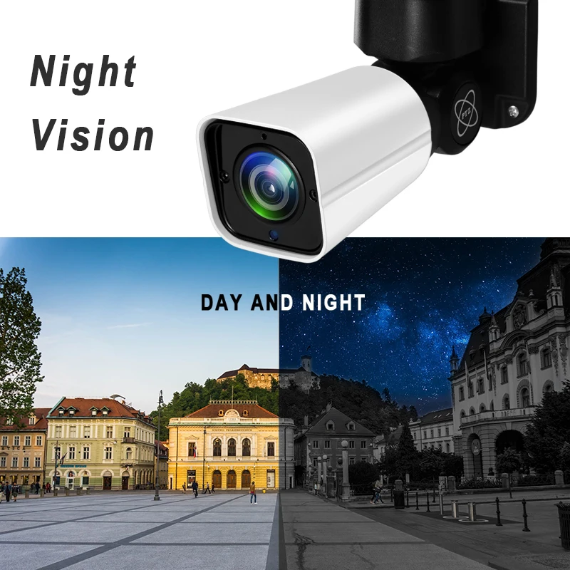 BFMore CCTV безопасности Onvif Водонепроницаемый 5.0MP 4.0MP мини PTZ сети инфракрасная камера