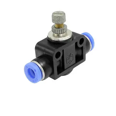 6 мм до Быстрый разъем пневматический регулятор скорости воздуха Бесплатная