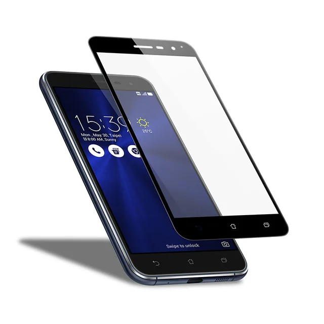Закаленное стекло для asus zenfone 3 ZE552KL Z012DE Z012D Z012DA Z012DC Защитная пленка для экрана asus Libra ze 552kl 552 kl GLAS - Цвет: black