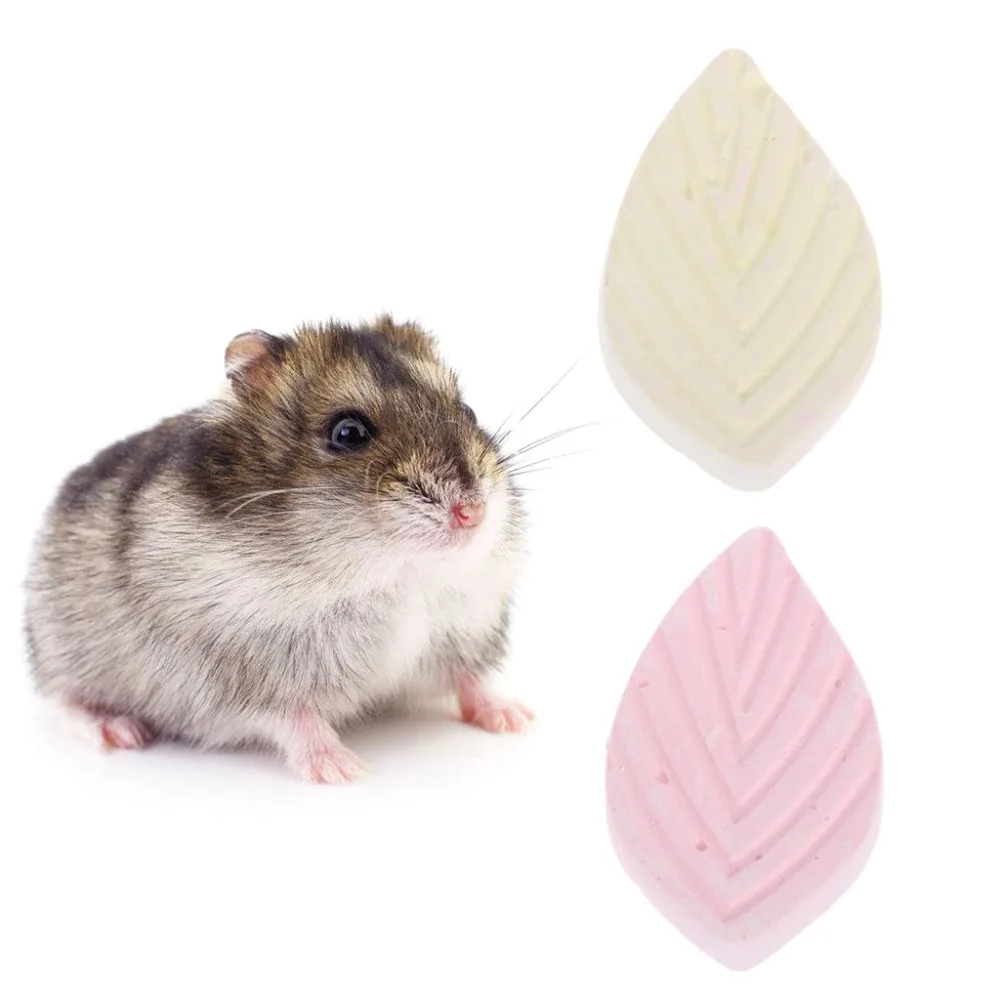 Маленькие животные хомяк жевательная игрушка в форме листа Кролик Птица зубы