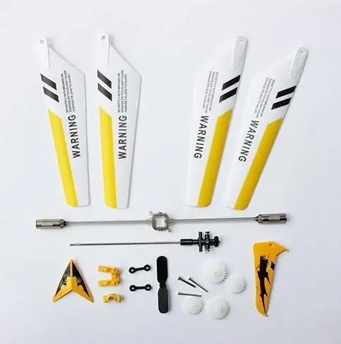 

Full Replacement Parts Set for Syma S107/S107G RC Helicopter(Blades,Tails,Balance Bar,Shaft,Gears) 4Q117