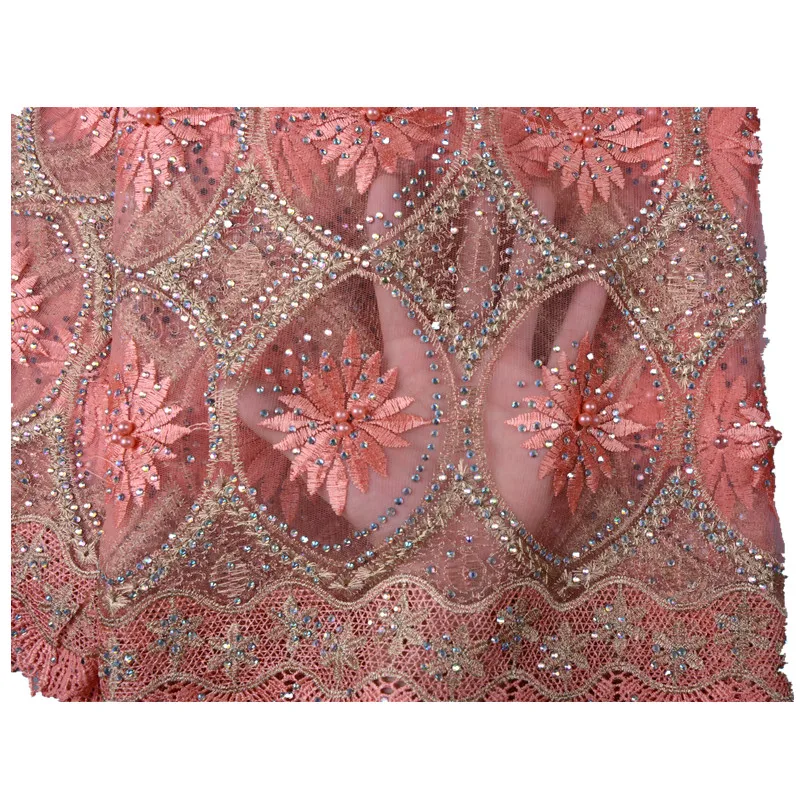 New African Lace Fabric 2018 Embroidered Nigerian Laces Bridal High Quality French Tulle For Women Dress 952B | Дом и сад