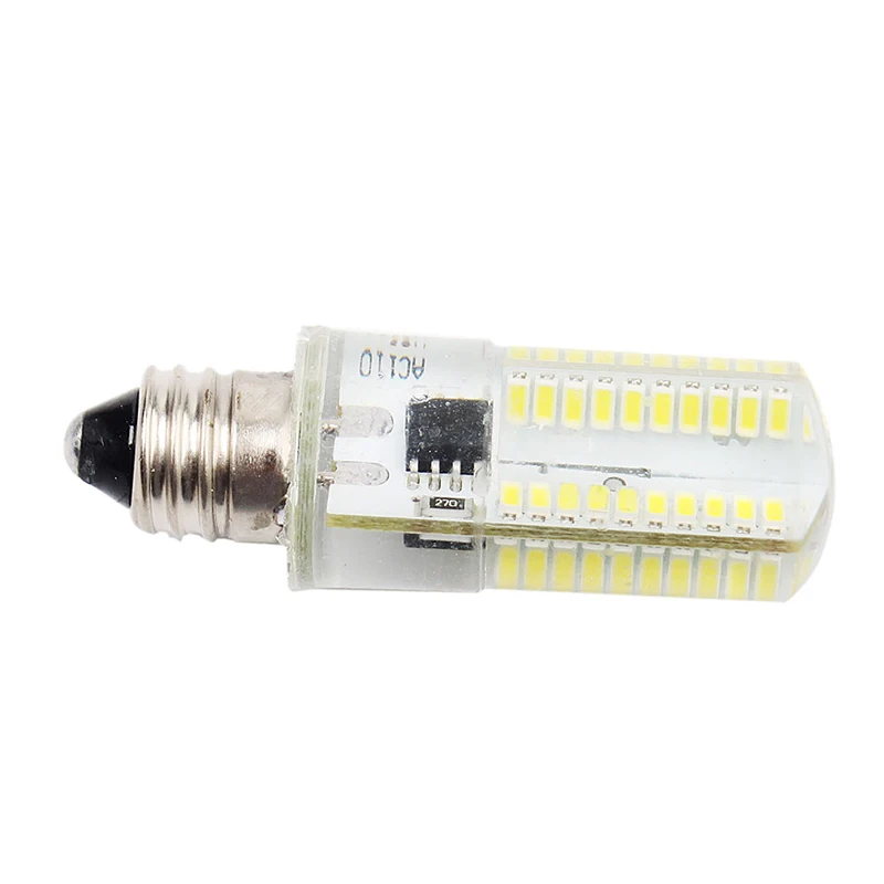 Диммируемая 3014Smd E11 светодиодная лампа 7 Вт 80 светодиодов AC110V 220 в теплый