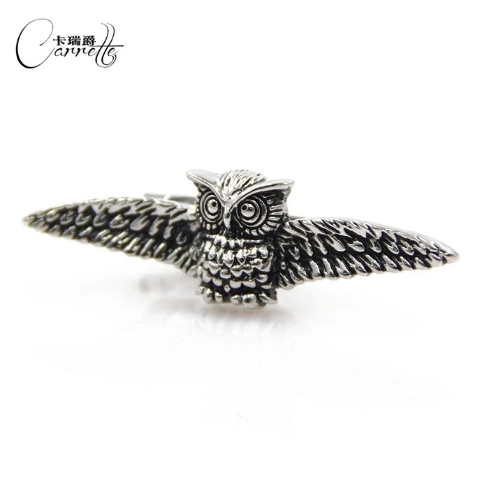 Модный галстук с 3d моделированием в виде совы милые животные Высококачественная