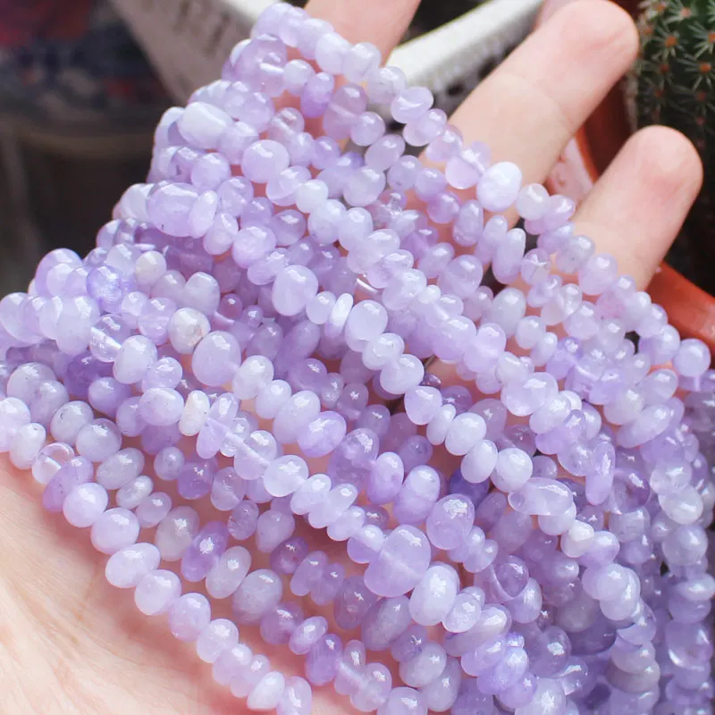 Оптовая продажа 2-9 мм натуральные фиолетовые аматические бусины произвольной