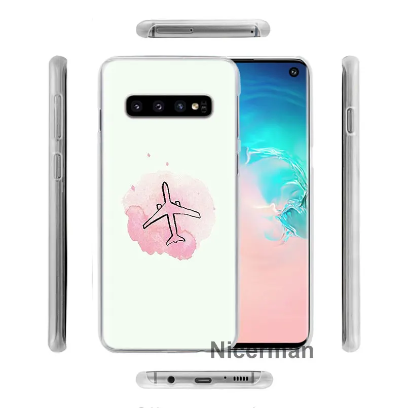 Карта мира план путешествий Чехол для телефона samsung Galaxy S10e S10 Plus S8 S9 Plus S7 Edge Note 10 Plus A40 A50 A70 M20 чехол