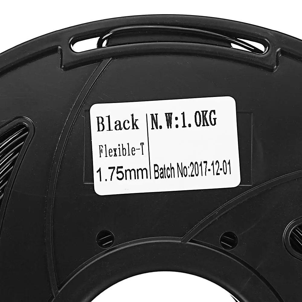Высокое качество Creality 3D 1 75 мм кг/рулон черный Цвет ТПУ Гибкая нить для cr 10 S4 S5 ender 3