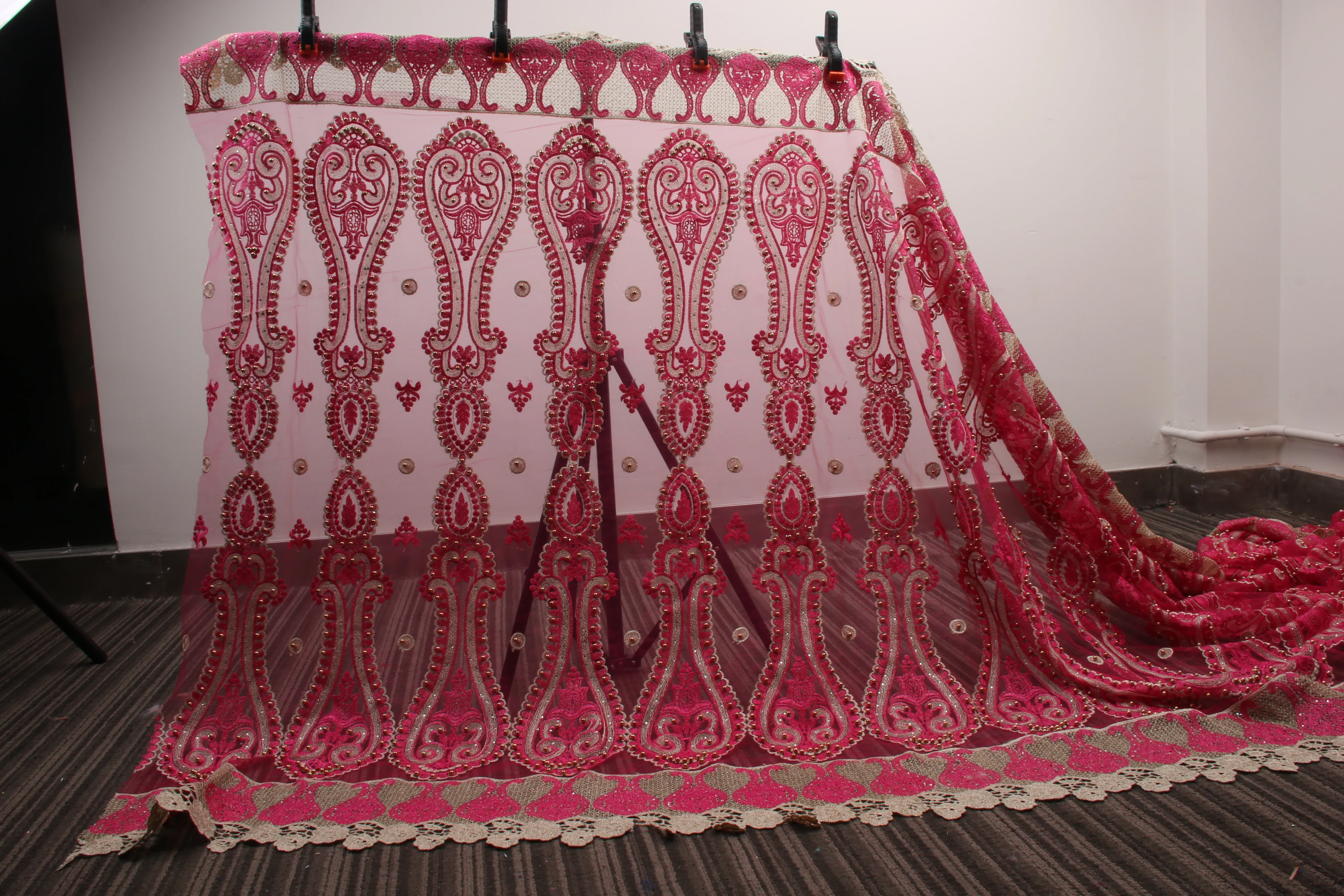 Африканская кружевная ткань 2019 высокого качества вышитые нигерийские кружевные