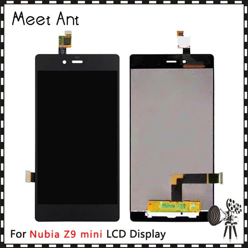 Высококачественный ЖК дисплей 5 0 дюйма для ZTE Nubia Z9 mini с сенсорным экраном и дигитайзером в сборе|Экраны