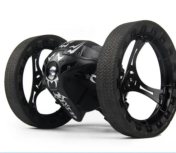 2,4G дистанционное управление Управление игрушки RC автомобиль отказов Jumping автомобиль с гибкими колесами вращение светодиодный ночной Светильник RC автомобиль игрушечный робот подарок для мальчика Дети SJ88