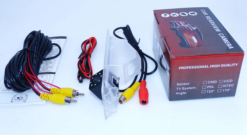 Ночное видение Автомобильная камера заднего вида с hd 8 светодиодами