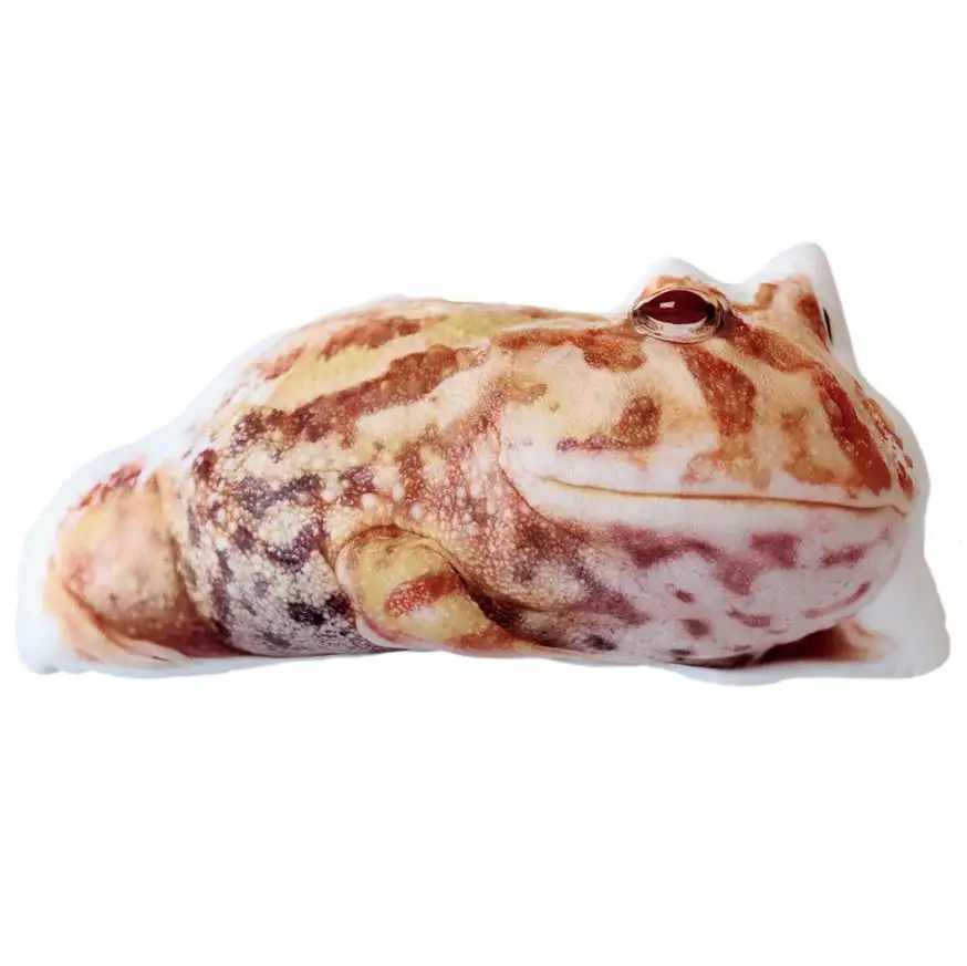 Horned Frog 1 шт. подушка для животных плюшевая мягкая мультяшная Аляска плюшевая собака ящерица Шарпей игрушка диванная подушка для детей подарок на день рождения - Цвет: Horned Frog