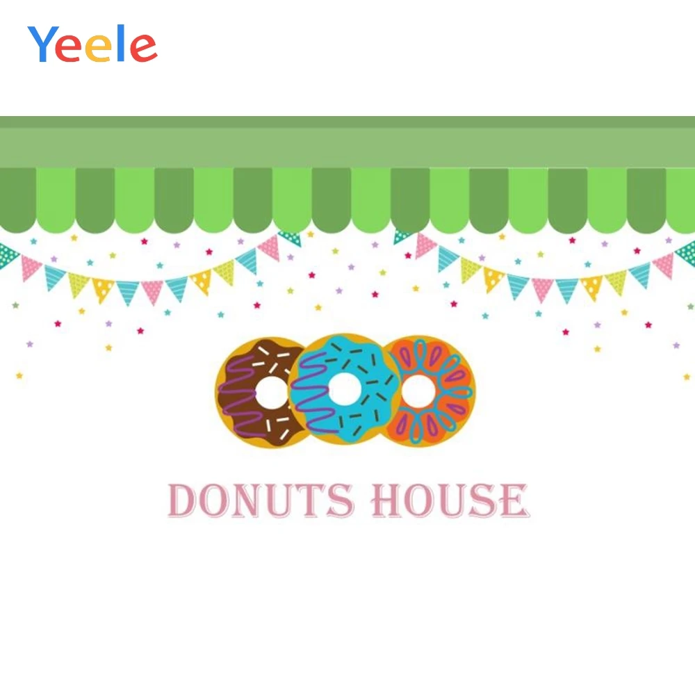 Yeele Donuts дом ребенок день рождения ПОРТРЕТНАЯ ФОТОГРАФИЯ фоны индивидуальные