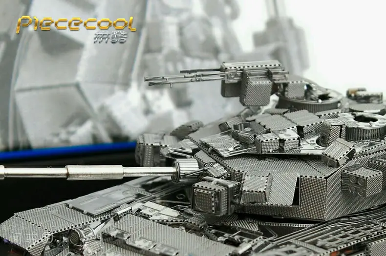 ММЗ модель Piececool 3D металлические головоломки P047 T-90A бак Ассамблея Металл Модель комплект DIY 3D лазерная резка Модель puzzle игрушки подарок для взрослых