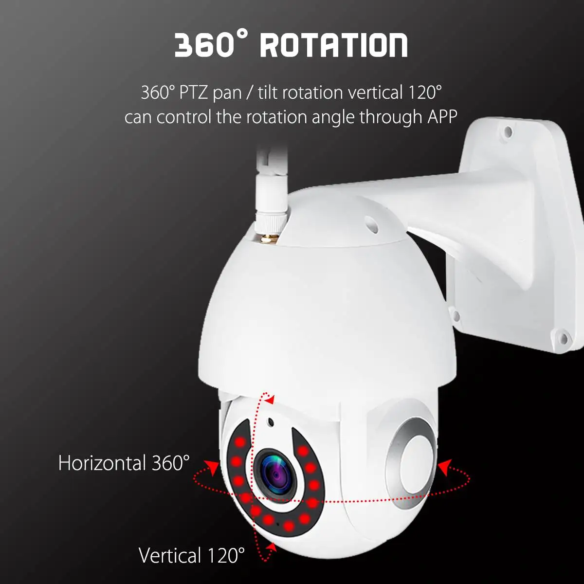 Angwood V380 уличная IP66 умная IP камера HD 1080P 2MP PTZ система безопасности Поддержка Onvif TF карта Облачное хранилище скорость купольный монитор