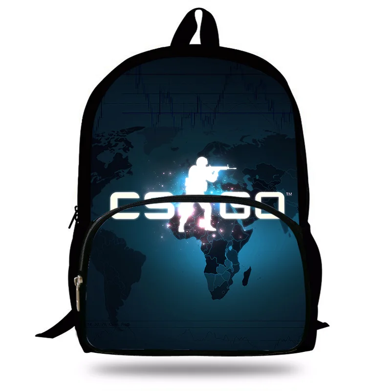 Школьные сумки Counter Strike детские на плечо повседневные Рюкзаки для ноутбука детей