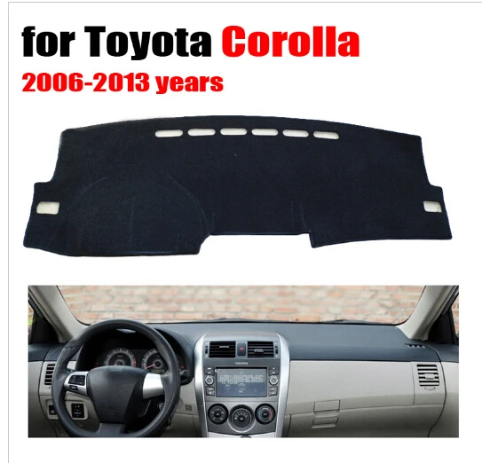 RKAC крышка приборной панели автомобиля коврик для TOYOTA COROLLA 2006 2013 лет левосторонний