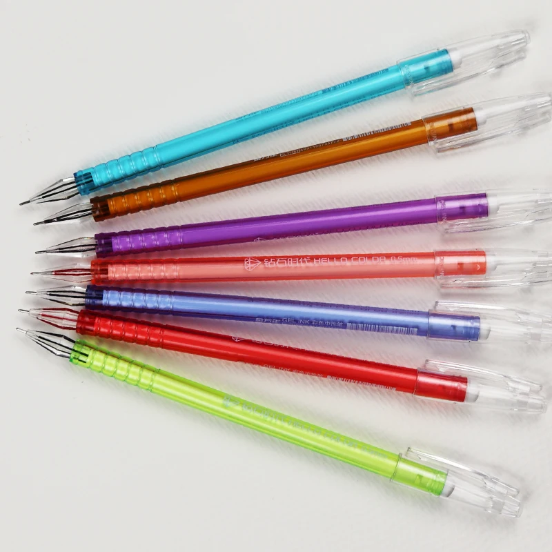 12 цветов/Набор Милые конфетные цветные гелевые ручки с алмазной головкой