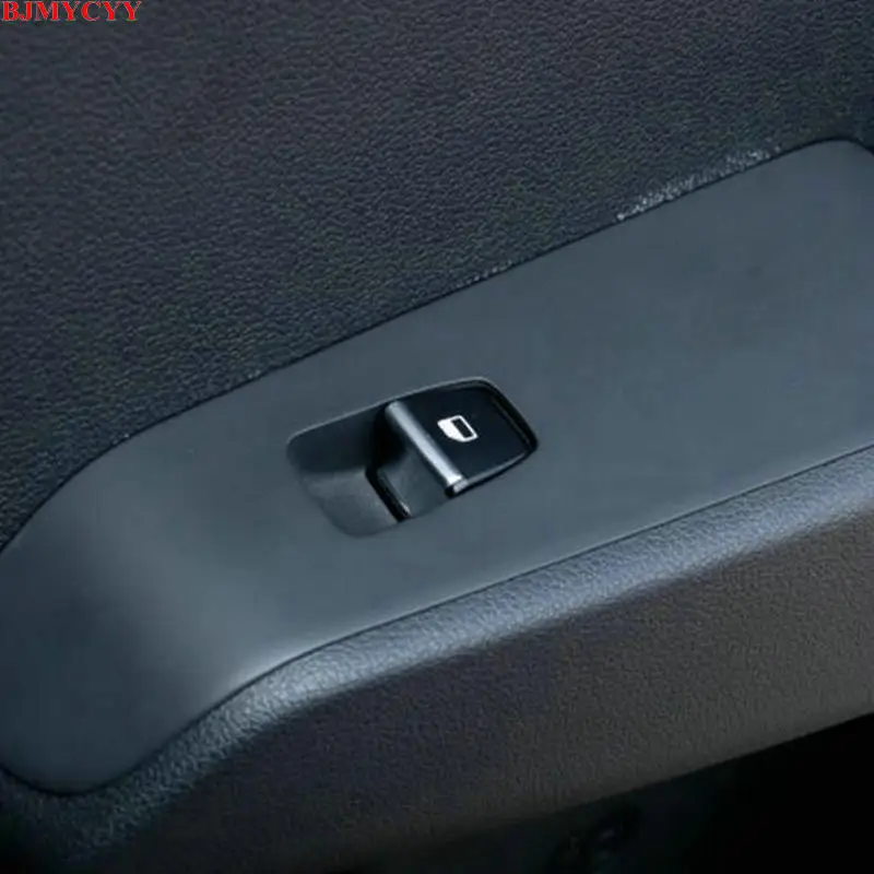 BJMYCYY наклеиваемого покрытия для автостайлинга из ABS 7 шт./компл. автомобильный стеклоподъемник кнопки украсить блестками для hyundai Solaris Verna автомобильные аксессуары