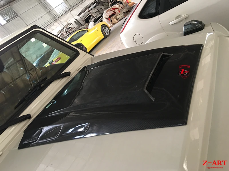 Z ART углеродное волокно капота двигателя для Mercedes Benz G class крышка класса W463