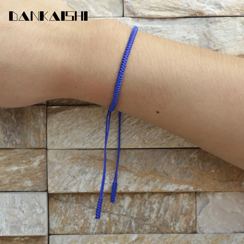 Dankaishi 2018 Multi Color Tibetan Buddhist Bracelets Handmade Knots Lucky Rope Bracelet Size Adjustable Buddha DKSFZ130 | Украшения и