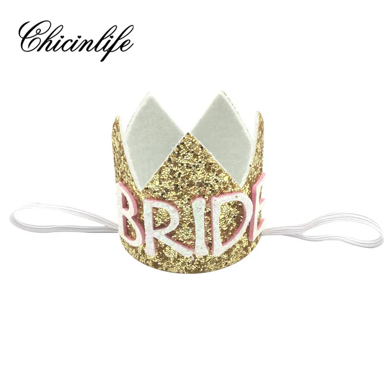 Chicinlife, 1 набор, для невесты, чтобы быть, воздушный шар, баннер, девичник холостяцкая Вечеринка вечерние, свадебные, вечерние конфетти, шары, украшения - Цвет: gold