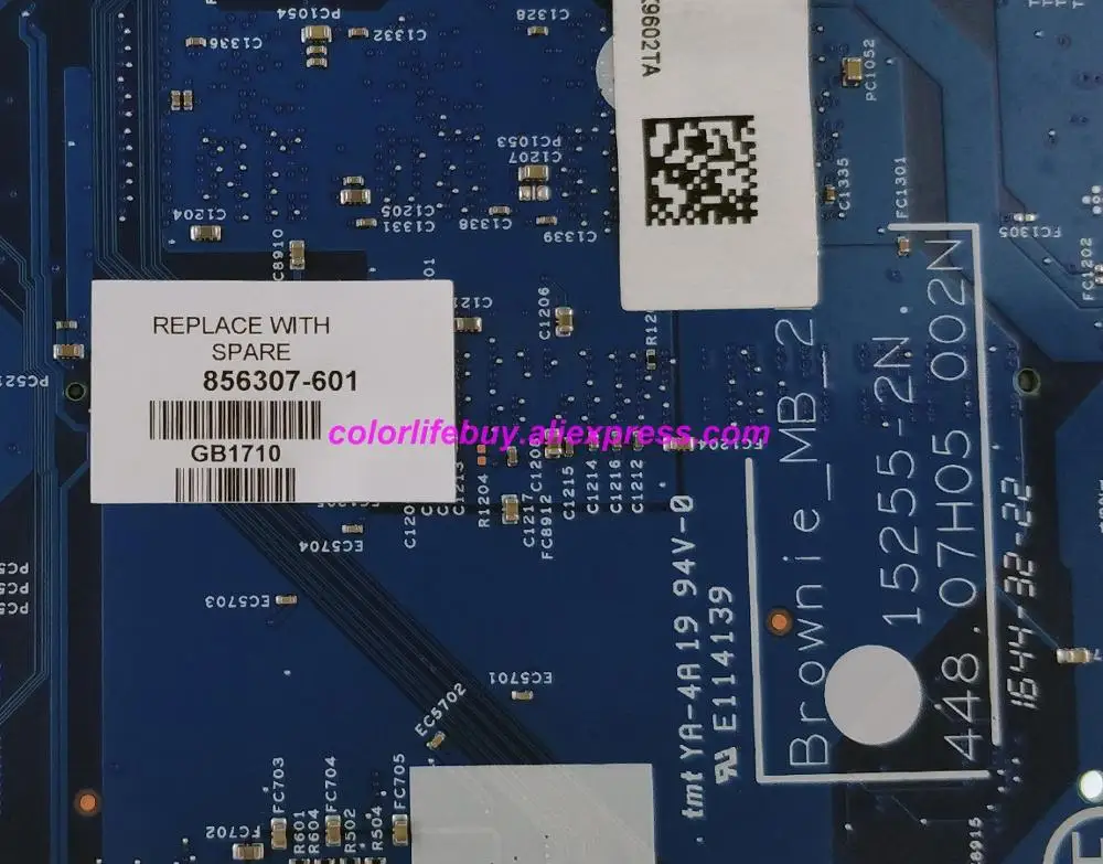 Натуральная 856307-601 15255-2N 448.07H05.002N UMA w FX-9800P материнская плата с процессором для ноутбука для hp ENVY X360 15Z-AR000 M6-AR004DX ПК