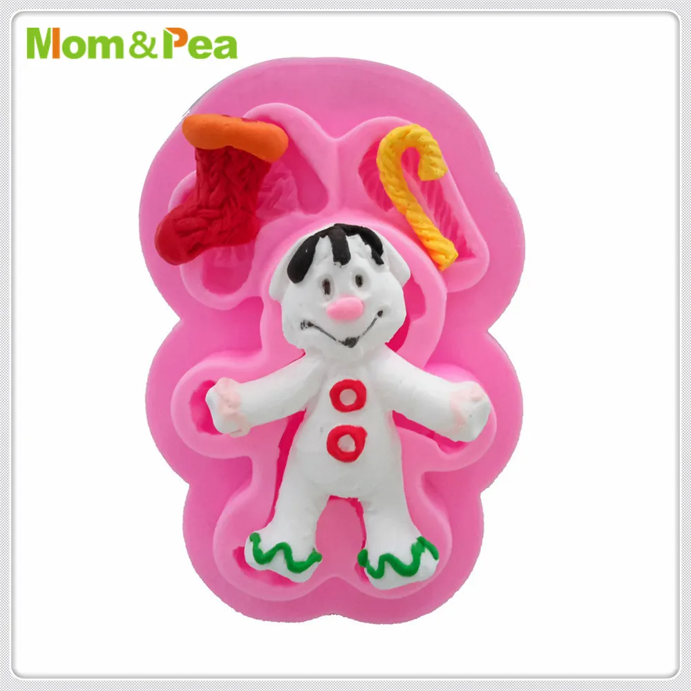 Mom & Pea MPA1826 силиконовая форма в форме имбирного человечка для украшения торта
