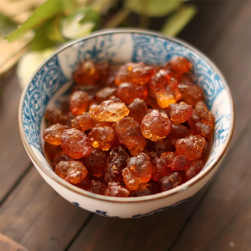 

Wild Natural Tao Jiao Peach Resin Gum Jelly Food Grade Gum Jelly
