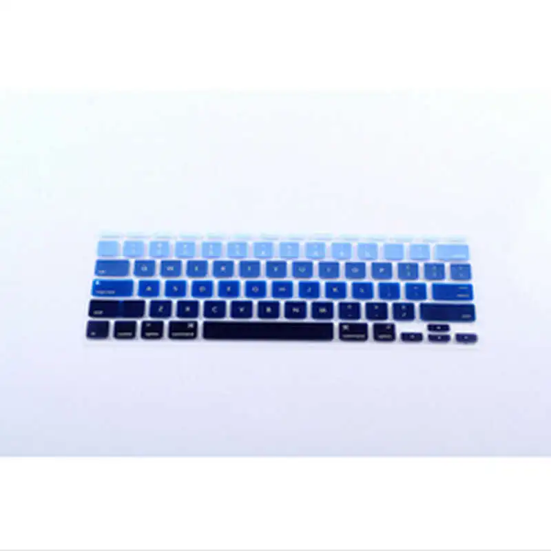 

Силиконовый защитный чехол для Apple Macbook Air 11 "11,6 дюймов для Mac Air 11", синий цвет радуги