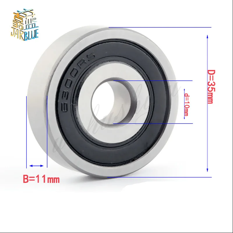 

1pcs or 3pcs 6300 6300ZZ 6300RS 6300-2Z 6300Z 6300-2RS ZZ RS RZ 2RZ Deep Groove Ball Bearings 10 x 35 x 11mm High Quality