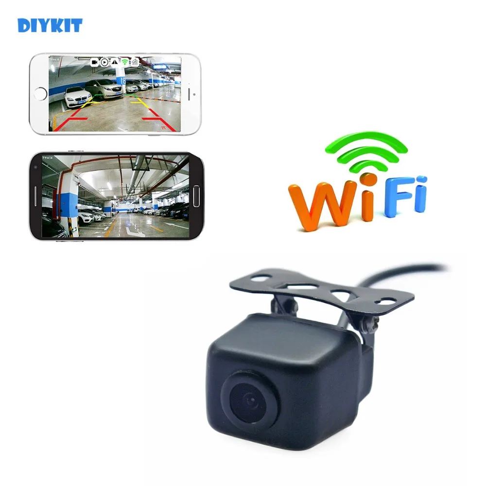 구매 DIYKIT-자동차 후방 보기 카메라 와이파이 반전 카메라 블랙박스, 스타 나이트 비전 운행기록계 자동차 충전기 아이폰 안드로이드 전화용