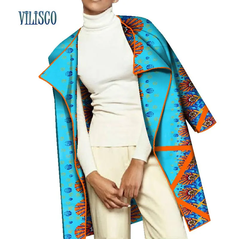 Модный весенний Повседневный Женский тренчкот с традиционным африканским