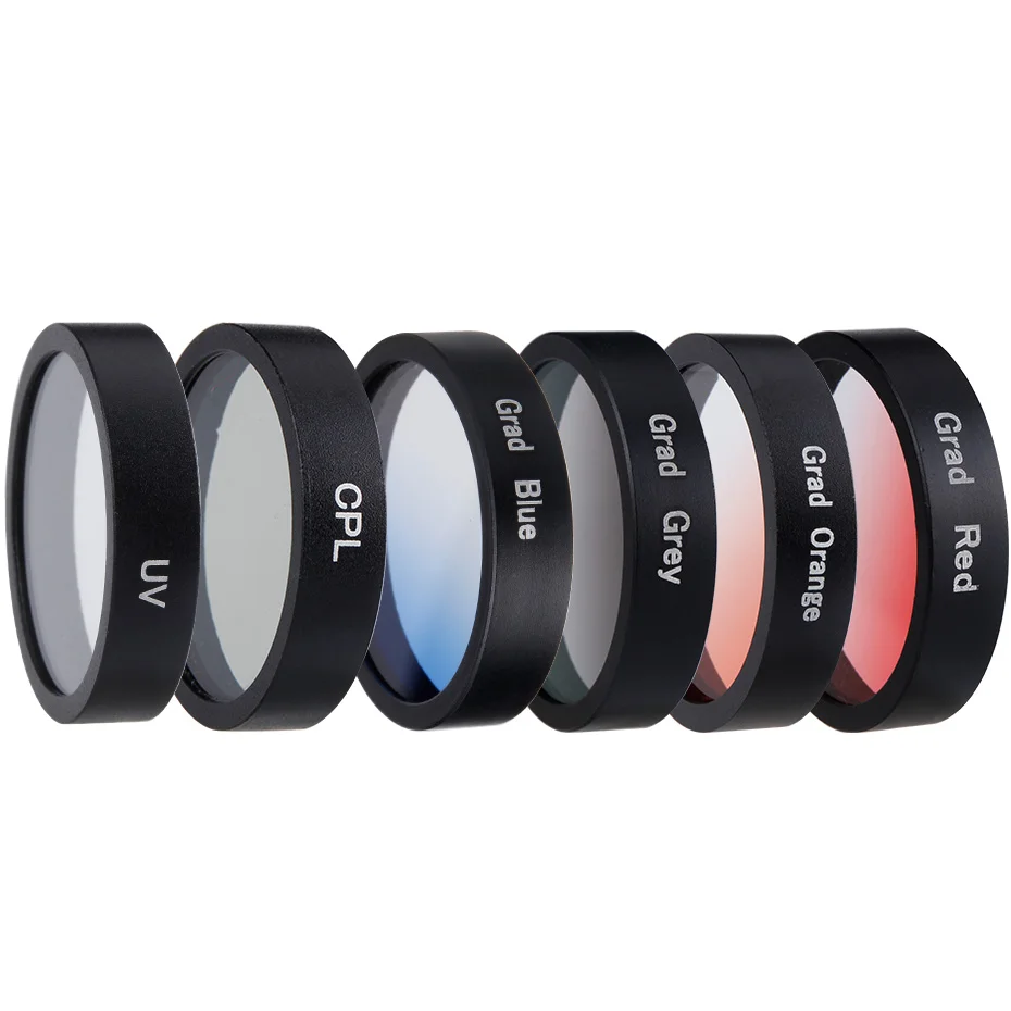 UV CPL Color Mijia 4K фильтр для экшн-камеры цветной/CPL/ND 2 4 8 16 32/UV Защитные фильтры для объектива для Xiaomi mijia mini 4K Аксессуары для спортивной камеры - Цвет: UV CPL Color