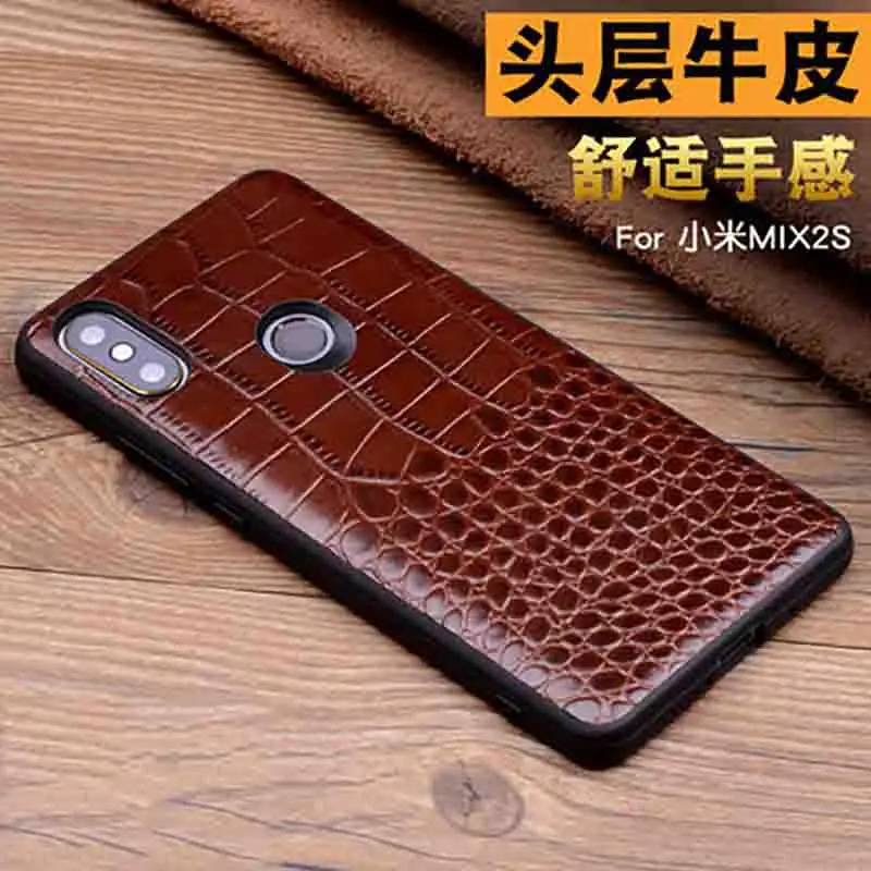 Чехол для Xiaomi Mi Mix 2 S роскошный чехол книжка из натуральной кожи s Mix2s mix
