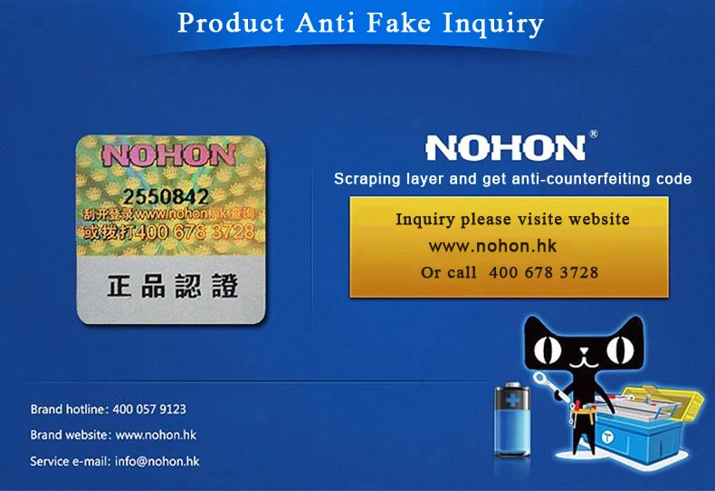 Nohon 2225 мАч батарея для iPhone 6s Apple iPhone 6s Встроенная Замена литий-полимерные аккумуляторы+ инструменты для Apple iPhone 6s батарея